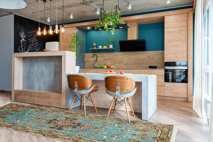 فرش ماشینی مناسب برای آشپزخانه: چه فرشی انتخاب کنیم؟