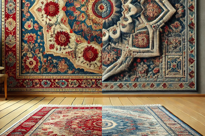 تفاوت قالی و فرش: راهنمای جامع برای خرید فرش ماشینی از فروشگاه فرش پردیس مشهد