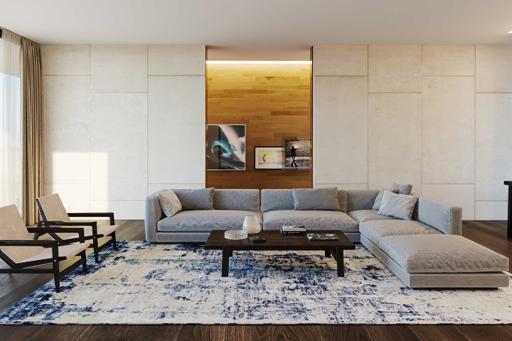 انتخاب فرش مناسب برای سالن پذیرایی